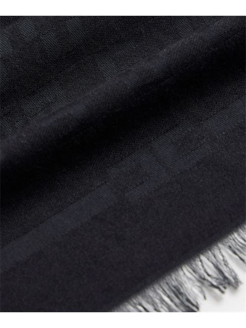 SCARF WITH LOGO PATTERN ELISABETTA FRANCHI | SC11F56E2110 Nero